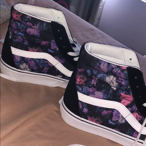 purple hi top vans